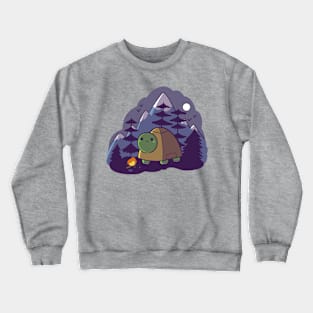 Camping Turtle Crewneck Sweatshirt